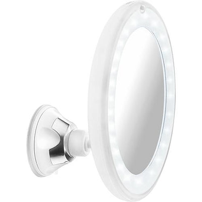 Kosmetikspiegel Enian, mit LED-Beleuchtung und Gelenk