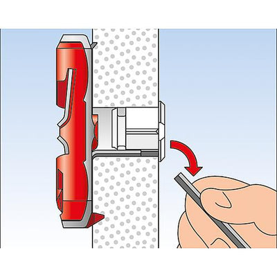 Kippdübel, nylon Typ Duotec