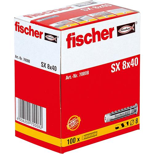fischer Aktions-Set Dübel SX 8 x 40