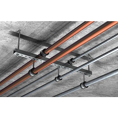 fischer Gelenkrohrschelle FGRS Plus M8/M10 verzinkt, einteilig