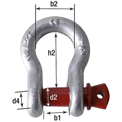 Schäkel HA 2, hochfest