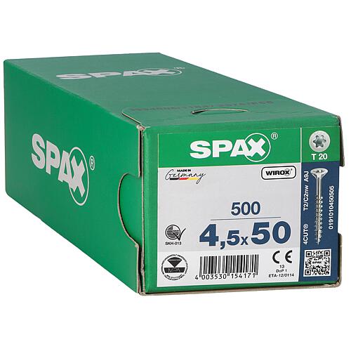 SPAX® Universalschraube, Gewinde-ø d1: 4,5 mm, Kopf-ø: 8,8 mm, Standardverpackung, Klingengröße: T 20