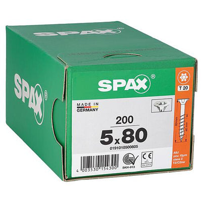 SPAX® Universalschraube, Gewinde-ø d1: 5,0 mm, Kopf-ø: 9,7 mm, Standardverpackung