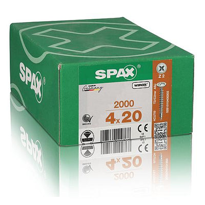 SPAX® Universalschraube, Gewinde-ø d1: 4,0 mm, Kopf-ø: 9,6 mm, Standardverpackung