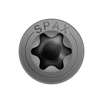 Senkkopfschraube SPAX®, schwarz verzinkt, Vollgewinde, Ø4mm