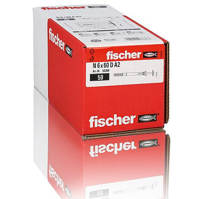 fischer Nageldübel N-S D Edelstahl A2