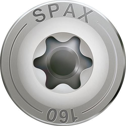 SPAX® Holzbauschraube, Gewinde-ø d1: 8,0 mm, Kopf-ø: 20,0 mm, Standardverpackung, 4CUT-Fräser