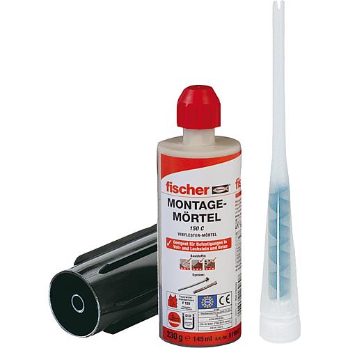 Montagemörtel-Set, Fischer 150 C Set inkl. Siebhülsen