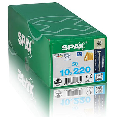 SPAX® Holzbauschraube, Gewinde-ø d1: 10 mm, Kopf-ø: 18,6 mm, Standardverpackung