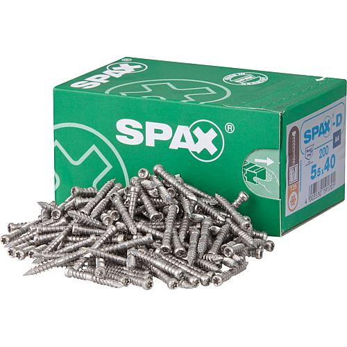 SPAX® Terrassenschraube, Gewinde-ø d1: 6,0 mm, Kopf-ø: 7,0 mm, Standardverpackung