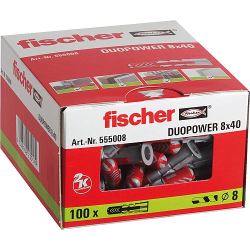 fischer Aktions-Set Dübel DuoPower 8 x 40