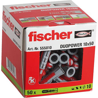 fischer Aktions-Set Dübel DuoPower 10 x 50