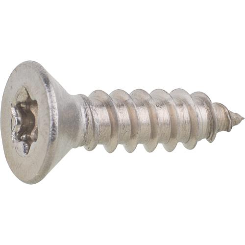 Senkkopf-Blechschrauben mit I-Stern, Edelstahl A2, Gewinde-ø 6,3 mm