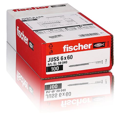 Fischer, Justierschraube, Gewinde-ø d1: 6,0 mm, verzinkt