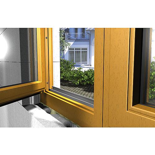 Fensterrahmenschraube FFSZ (Holz) galvanisch verzinkt Vollgewinde mit Zylinderkopf