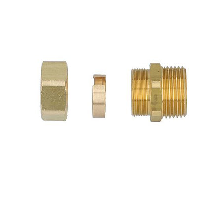 QuickFix-Pro Wellrohrverschraubung (Steckfitting), AG x Flexrohr