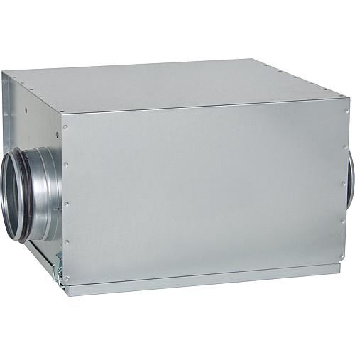 Flach-Radialventilator schallgeschützt, Silent Box SB, DN 125-250 (V = bis 1190 m³/h)