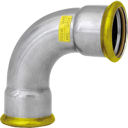 Edelstahl-Pressfitting Gas
