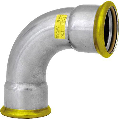 Edelstahl-Pressfitting Gas
