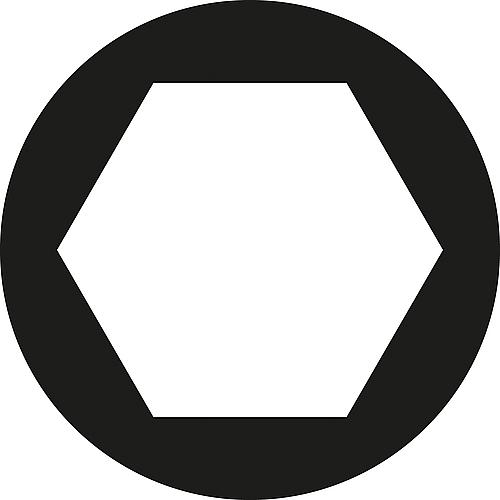 Satz Kraftschraubereinsätze 1/2", in 1/3 Modul, 12-teilig