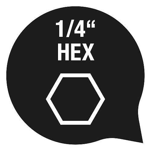 Mehrzweckbohrer heller® 3775 ALLMAT QUICKBIT, Sechskantschaft (1/4" HEX)