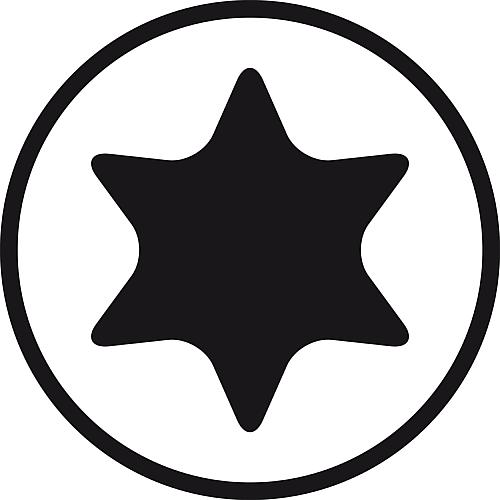 Torx® und Innen-Sechskant Fähnchenschlüssel WERA, Klinge Sechskant