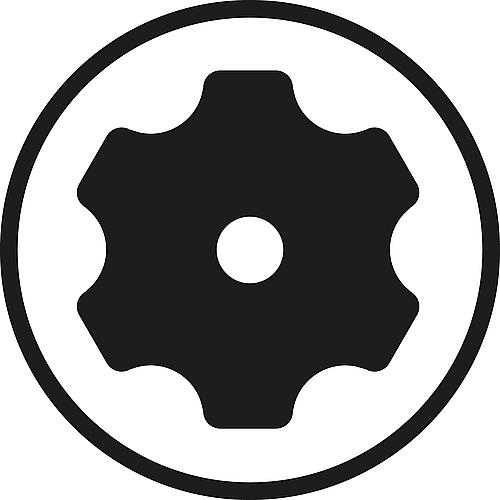 Bits 867/4 IPR WERA, 1/4" Sechskant für TORX PLUS®, mit Bohrung
