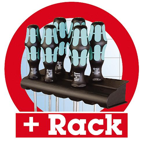 Schraubendreher-Satz Wera Kraftform® XXL, 12-teilig